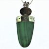 Mallakite Silver Pendent PSS1150A (2)