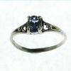 Blue Sapphire Sterling Silver Ring