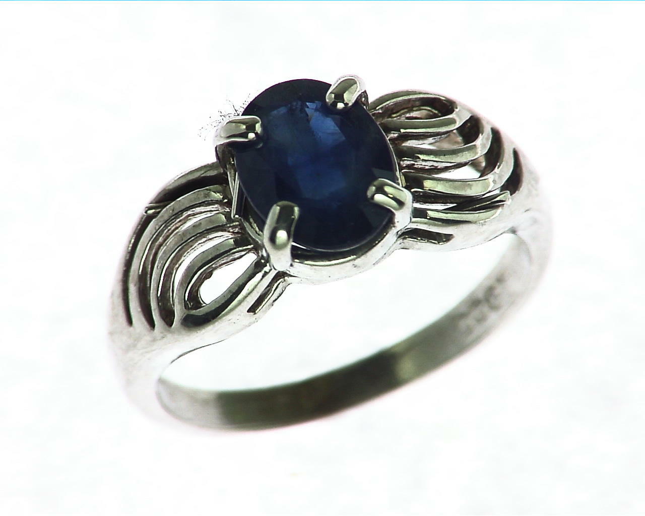 Blue Sapphire Sterling Silver