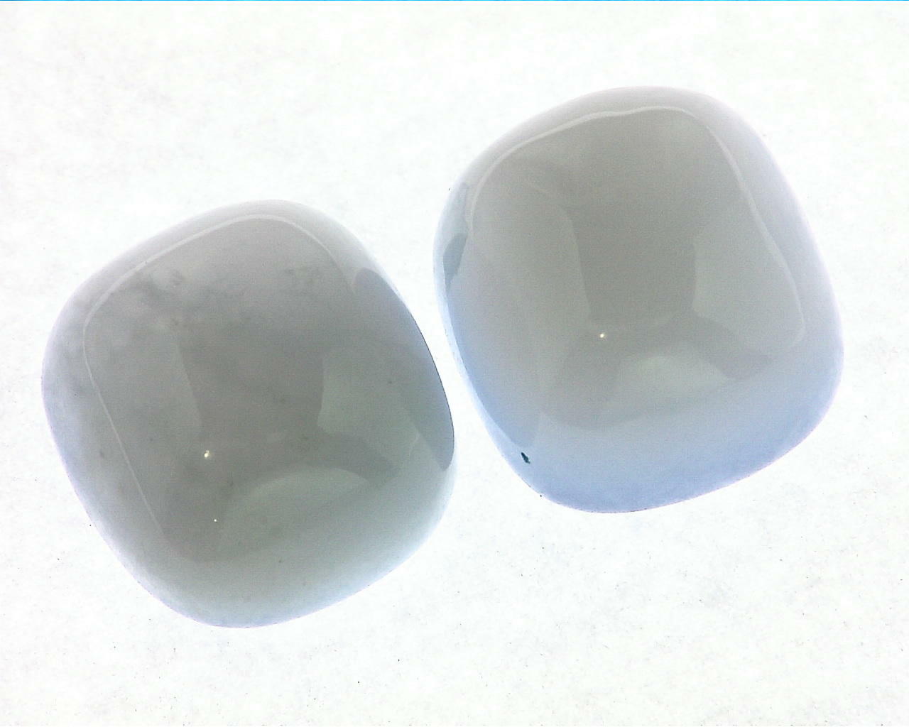 Chalcedony Pair Natural Genuine Gemstones GSG 652 4