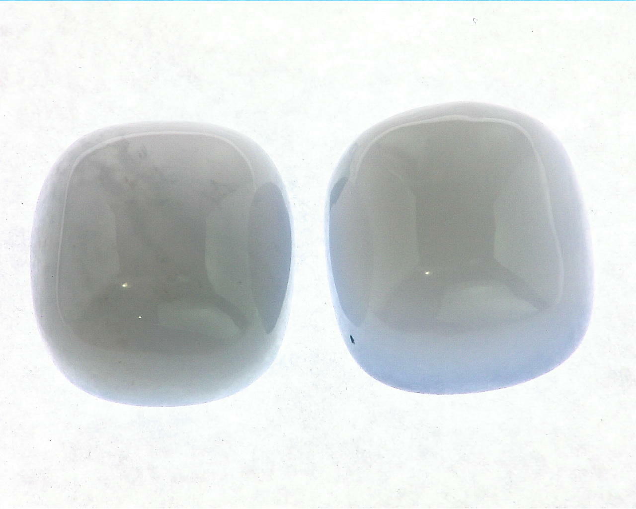 Chalcedony Pair Natural Genuine Gemstones GSG 652 5