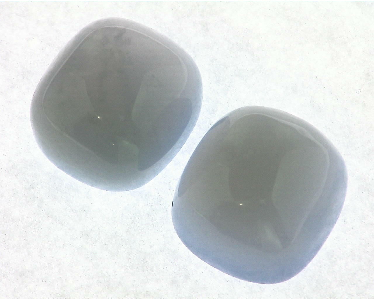 Chalcedony Pair Natural Genuine Gemstones GSG 652 6