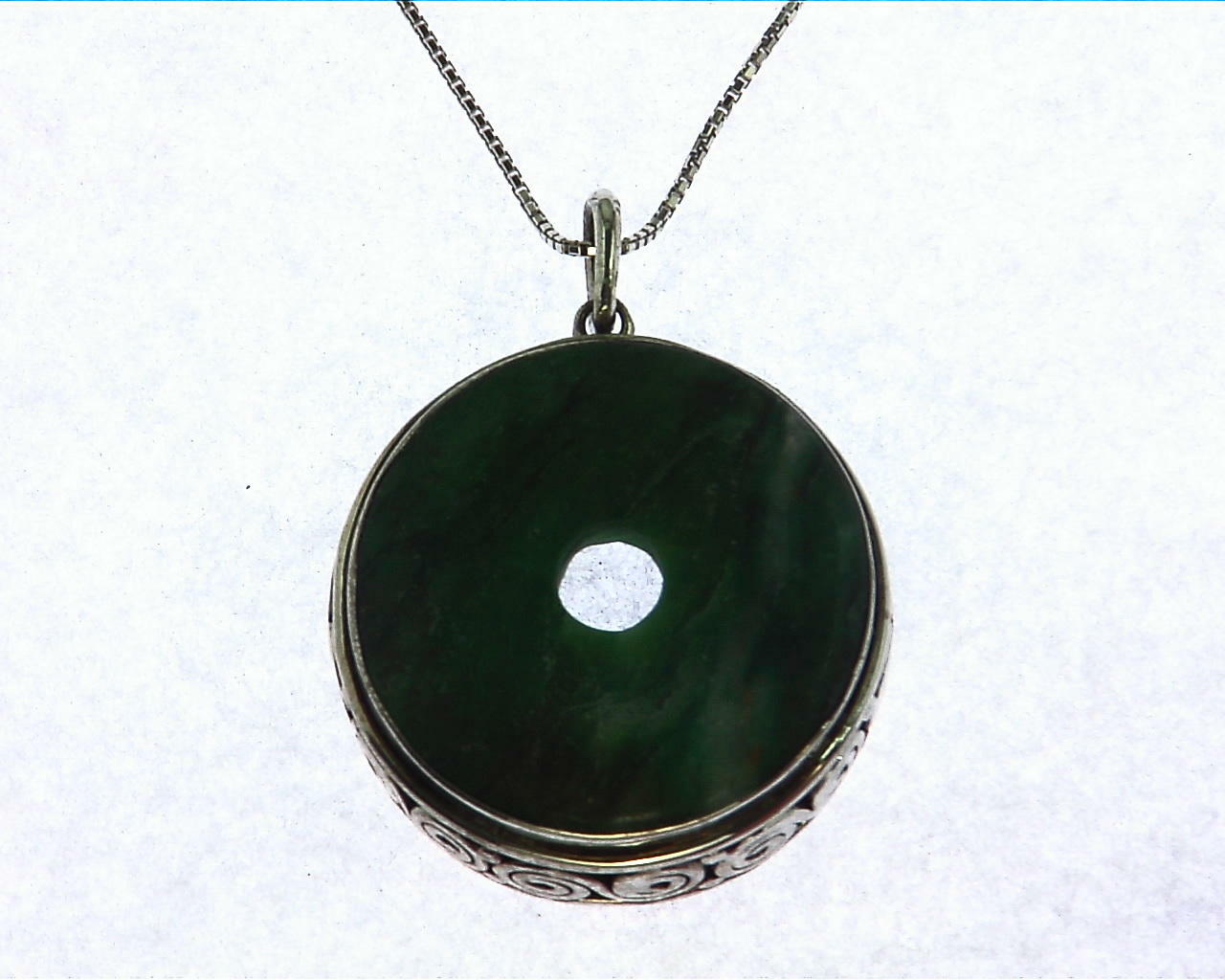 Malachite Sterling Silver Pendent PSS,872 4
