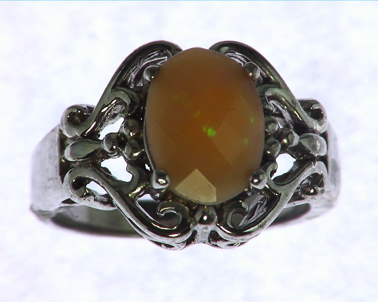 Ethiopian Opal Antique Ring 1
