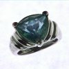 Blue Quarts In a Sterling Silver Ring 6