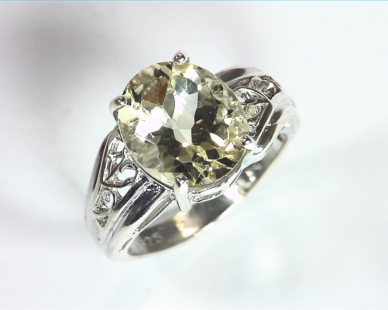 Labradorite Natural genuine gemstone set in Sterling Silver Ring,540 2
