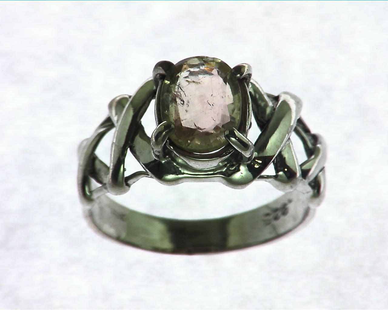 Tourmaline Sterling Silver Ring 5