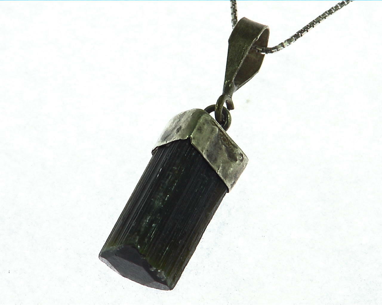 Black Tourmaline Natural Genuine Gemstone Crystal PSS,1034 4